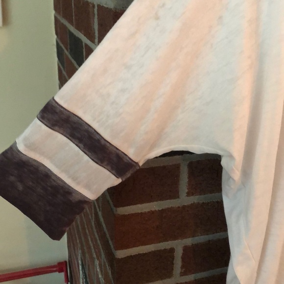 Express One Eleven varsity stripe dolman tee - Picture 3 of 4